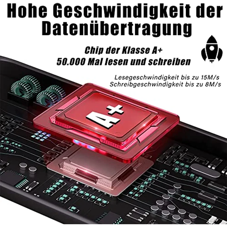 EASTBULL 8GB USB Stick, 5er Set Mehrfarbige USB 2.0 Speichersticks mit 360° Drehmechanismus und Schlüsselring – Bild 4