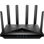 Cudy P5 5G AX3000 WiFi 6 Cpe Router, Dual Sim Zellulär, 4x4 Mimo, Abnehmbare Antennen, Vpn, Zerotier, Cloudfare - Qualcomm SDX62 5G, Dual-Core-CPU, Redundante Verbindung