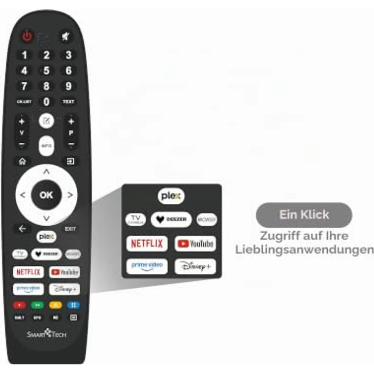 Smart Tech 43FV02V, 43 Zoll Smart TV mit Full HD, VIDAA, Bluetooth, Dolby Audio – Bild 4
