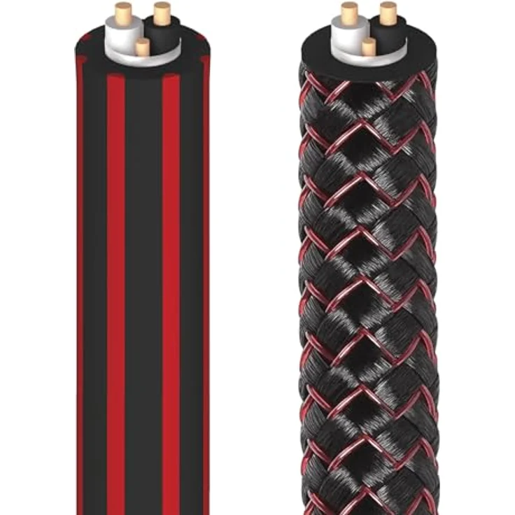 AudioQuest 2m Red River RCA Audiokabel Schwarz - Audiokabel (Cinch, Cinch, 2m, Schwarz) – Bild 4