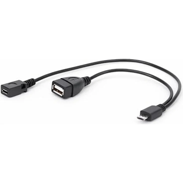 Aukson M00 Micro USB zu USB 2.0 A Buchse OTG-Adapter + 20 cm Micro USB Kabel – Plug and Play für Datenübertragung und Verbindung – Bild 3