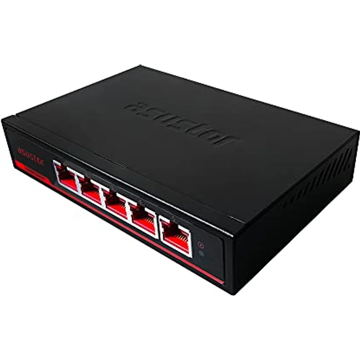 Asustor 5 Port 2.5G Ethernet Unmanaged Netzwerk Switch, Plug and Play | ASW205T – Bild 4