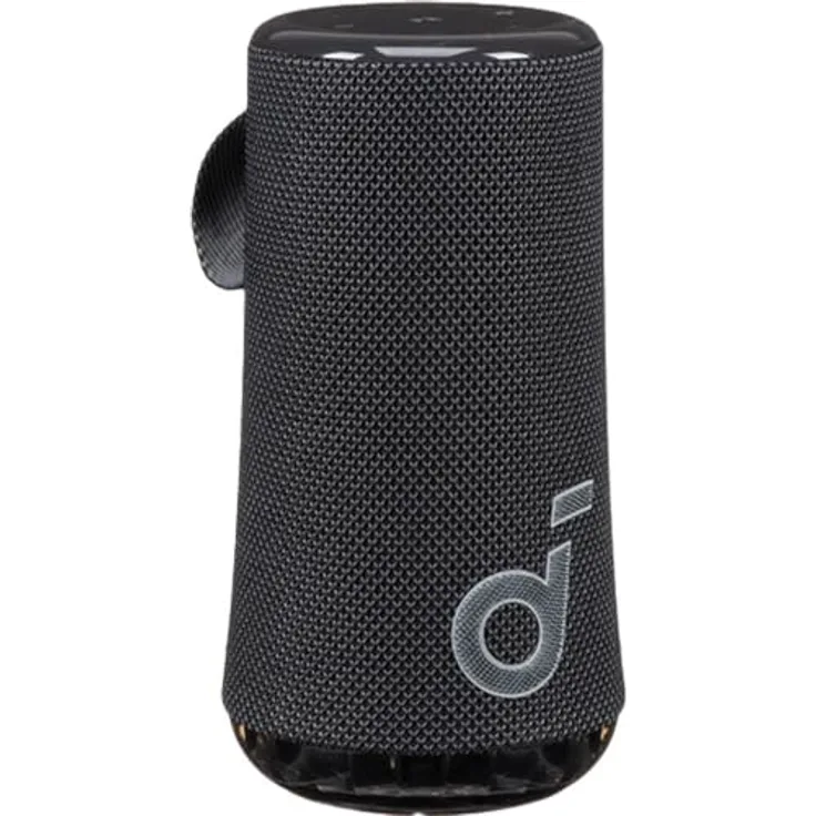 soundcore Glow, Mobiler Lautsprecher mit 30W 360° Rundum-Sound, Synchronisierte Lichtshow, 18 Stunden Wiedergabe, IP67 wasserdicht & staubfest