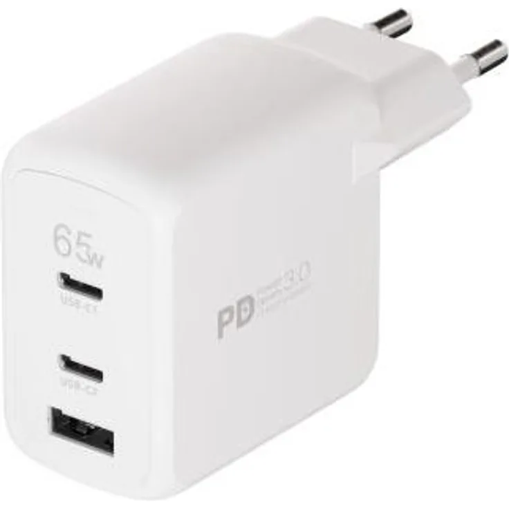 Vivanco Power Delivery 3.0, Dreifach Schnellladegerät 65W, Versandkostenfrei