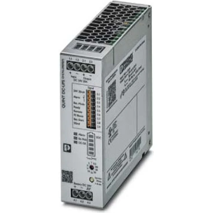 Phoenix Contact QUINT4-UPS/24DC/24DC/20 (720 VA), USV mit Eingangs- und Ausgangsspannung von 18 → 30V dc und 18 → 32V dc, Verpolschutz, 125mm Breite