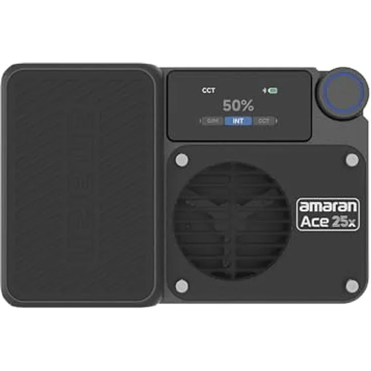 Amaran Ace 25x, Tragbares LED-Licht für Fotostudio mit 32 W Leistung, Charcoal