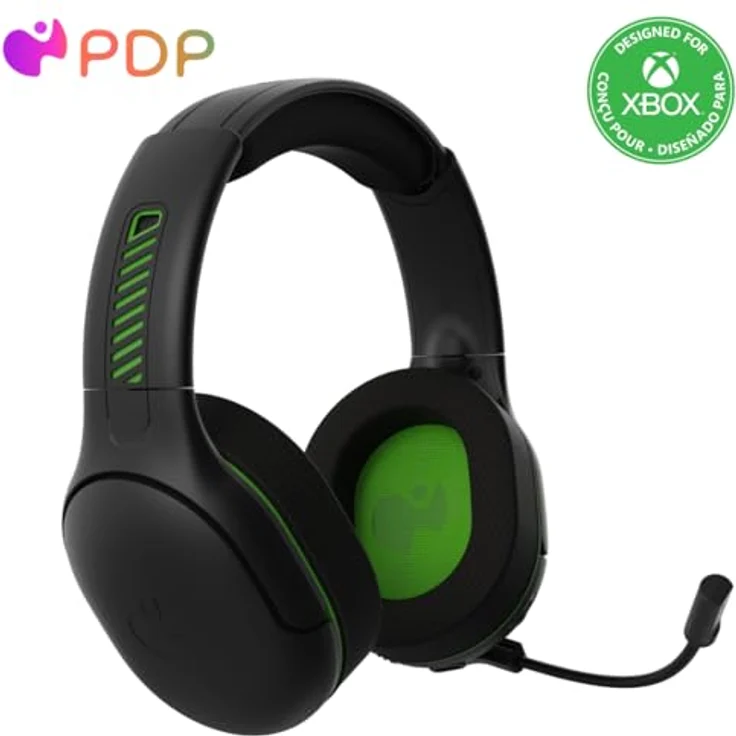 PDP AIRLITE PRO WIRELESS HEADSET schwarz for Xbox Series X|S, Xbox One, Officially Licensed – Bild 1