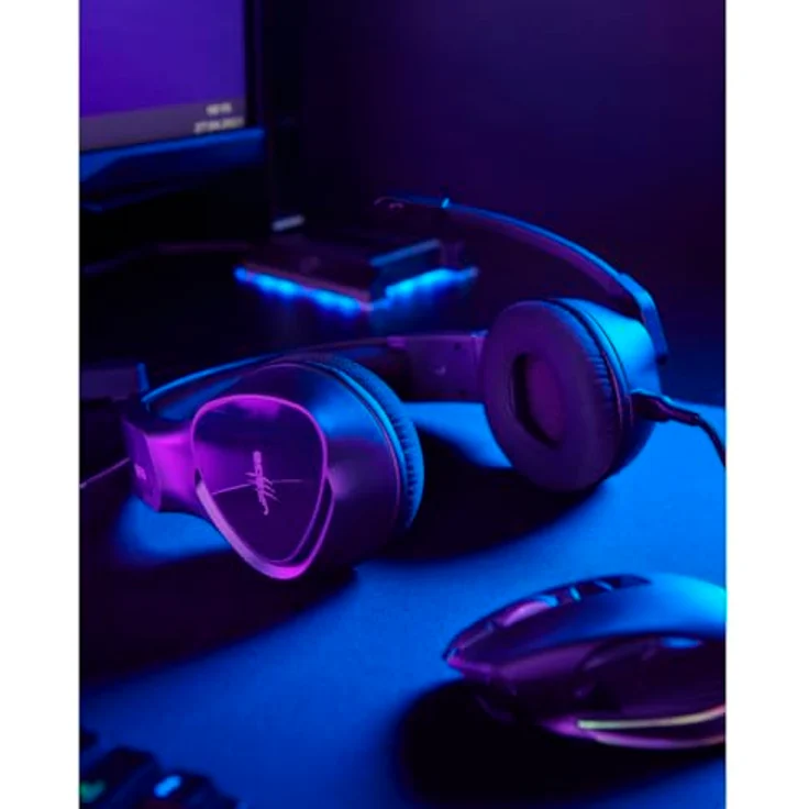 uRage Gaming-Headset SoundZ 300 V2, kabelgebundene Multi-Plattform Kopfhörer für PS4/PS5/PC/Xbox/Laptop/Smartphone, Over-Ear, in schwarz – Bild 6