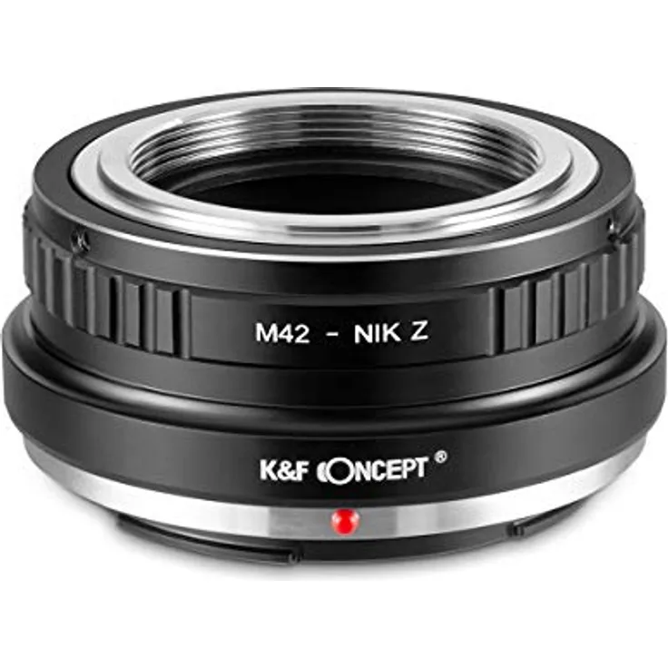 K&F Concept KF-42Z Adapter für Nikon Z Z6 Z7 Kamera, präzise Passform und hochwertige Verarbeitung