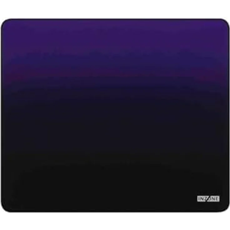 SONY INZONE Mat-D Gaming-Mauspad, 400 mm x 480 mm, rutschfeste Gummi-Unterseite, genähte Kanten, Schwarz – Bild 1