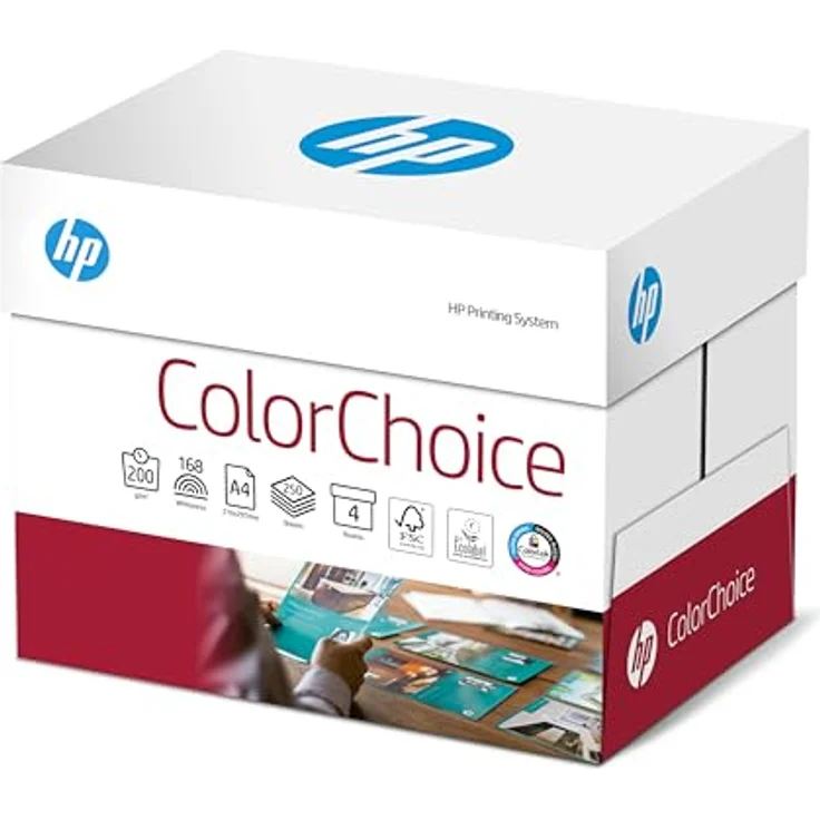 HP Colour Laser Paper DIN A4 200 g/m² 1.000 Blatt – Bild 2