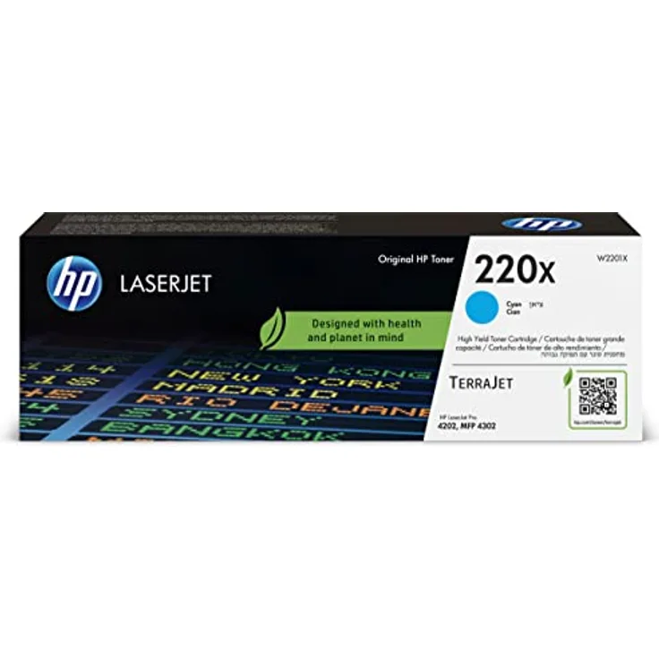 HP Tonerpatrone 220, Monochrom-Toner mit 1800 Seiten Reichweite für Laserdrucker