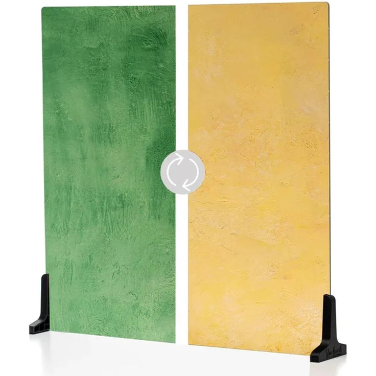 V-Flat World Duo Board Emerald City/Citrus Burst (00819), zweiseitiges Hintergrundsystem, 61 cm, Grün, Orange, für professionelle Fotografie