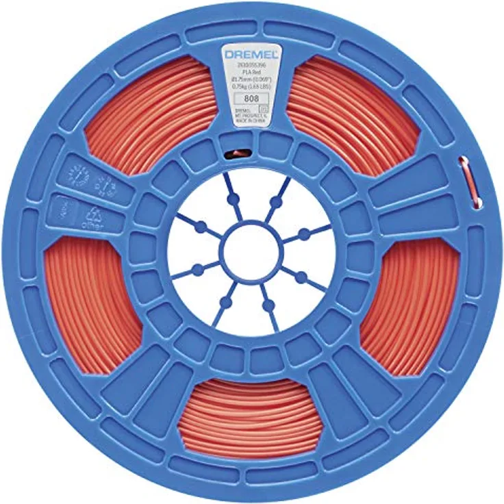 DREMEL DIGILAB 3D Filament PLA 1,75mm, rot, 0,75 kg 