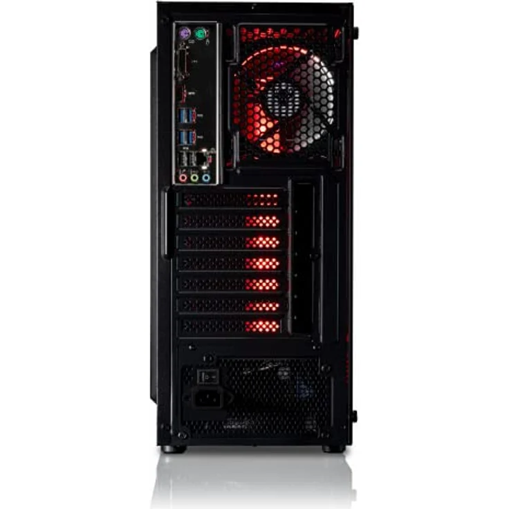 BEASTCOM EASTCOM Q3 Gaming-PC | AMD Ryzen 3 4 x 4,00 GHz | 4K Vega 8 Grafik | 8 GB RAM | 256 GB SSD | LED-Display 24 Zoll + Tastatur + Maus + Mauspad | HDMI | WiFi | Win 11 Pro | RGB, leise | 16,78 Mio. Farben, 75 Hz – Bild 5