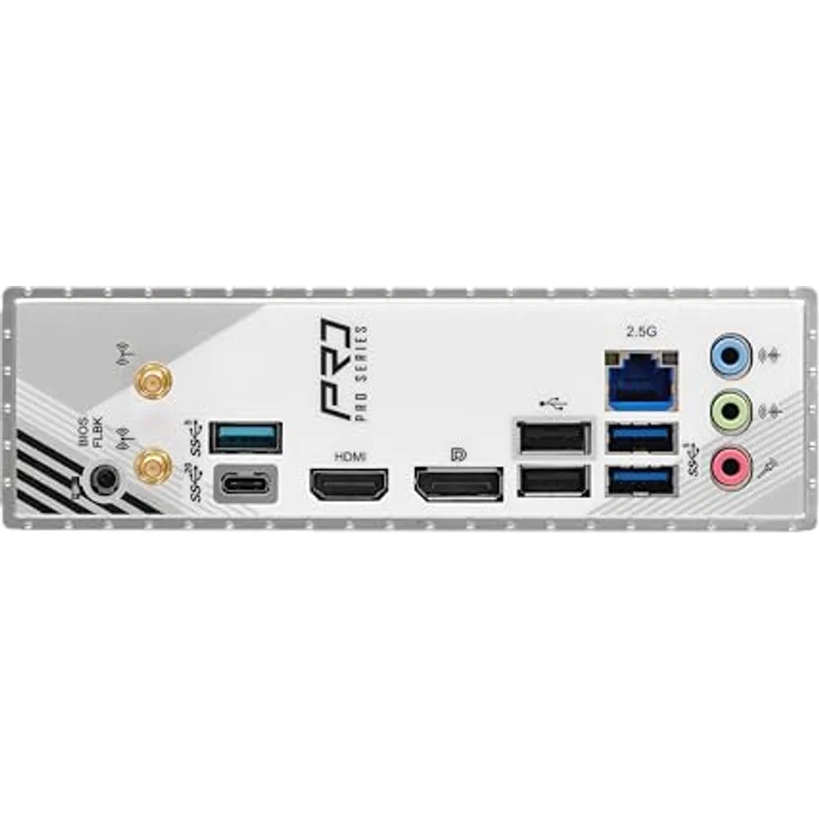 ASRock B860M Pro RS Wifi 1851 mATX HDMI/DP DDR5 Mainboard, Intel XMP support, Dual DDR5-5600, WiFi 6E & Bluetooth 5.3, Realtek RTL8125BG 2.5 Gigabit LAN, HDMI 2.1, schwarz – Bild 3