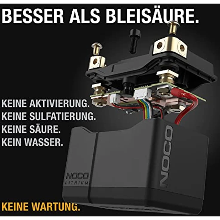 Noco NLP5 12V Powersport Batterie, 250A Startleistung mit fortschrittlichem Batteriemanagementsystem – Bild 3