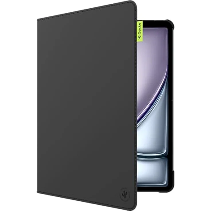 Gecko Covers - Tablet Hülle/Cover aus Kaktusschale für iPad Air 13 (2025/2024) - Schlaf/Wach Funktion - Schwarz – Bild 1