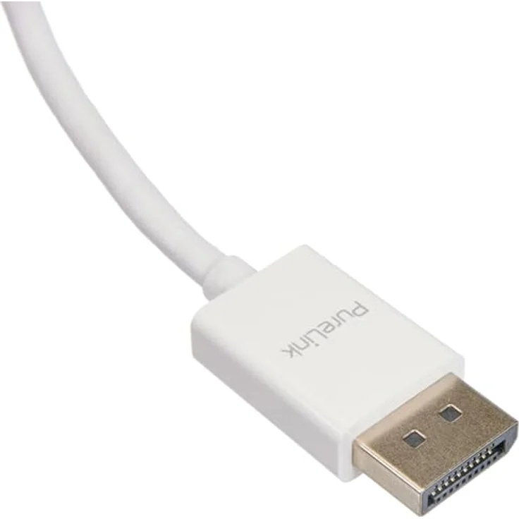 PureLink DisplayPort DVI Kabel IS2010-015, 1,5m, 1920x1200 WUXGA, vergoldete Kontakte, weiß – Bild 3