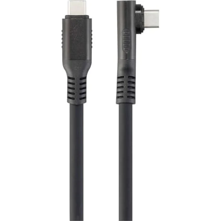 Renkforce USB-C® Kabel USB4® mit magnetischem Stecker, 1.00 m Schwarz, 8K UHD, für Power Delivery bis 240 W – Bild 3