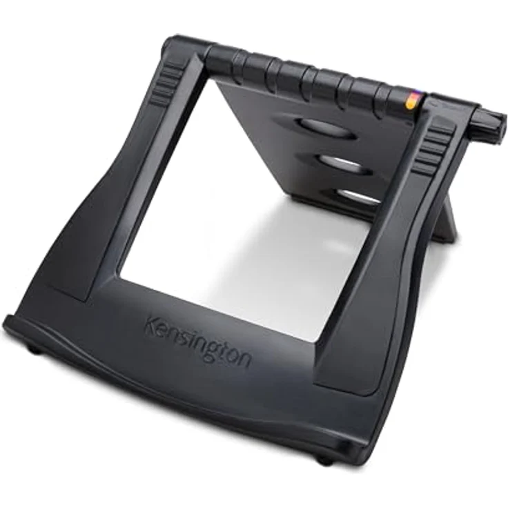 Kensington Easy Riser EQ Tragbarer Laptopständer & -kühler, höhenverstellbar und leicht, faltbarer Notebook-Ständer, für 12"-17"-Notebooks, aus 50 % recyceltem Material, schwarz – Bild 1