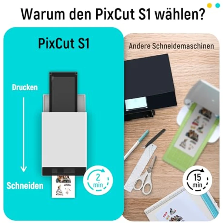 Liene PixCut S1, Fotodrucker mit 300 x 300 dpi Druck-Auflösung und Schneidefunktion – Bild 2