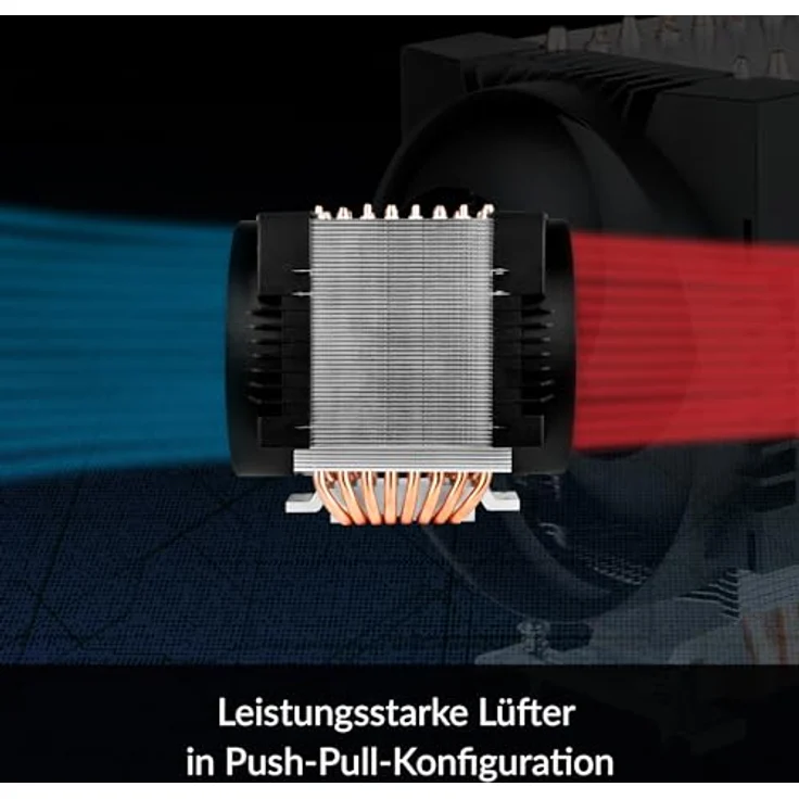 ARCTIC Freezer 4U-M - Server CPU Kühler für AMD und Intel, 4U & Up, 2 x 120 mm Lüfter, 400-2300 RPM, 4-poliger PWM Anschluss, 8 Heatpipes – Bild 4