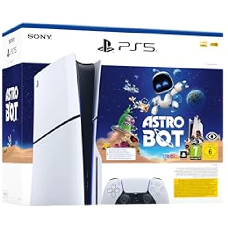 Sony Playstation 5 Disk Edition (Slim) – Astro Bot Bundle, ultimatives Gaming-Erlebnis mit schneller SSD und DualSense Controller – Bild 3