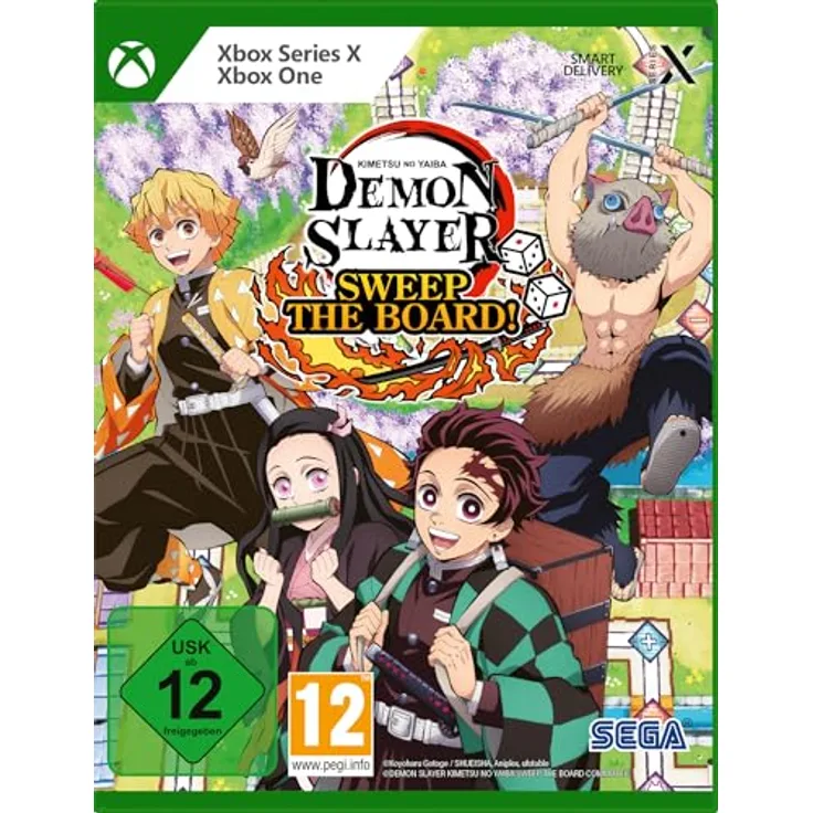 SEGA Demon Slayer -Kimetsu no Yaiba- Sweep the Board!, Xbox Series X Spiel mit Minispielen und Charakteren der Dämonenjäger