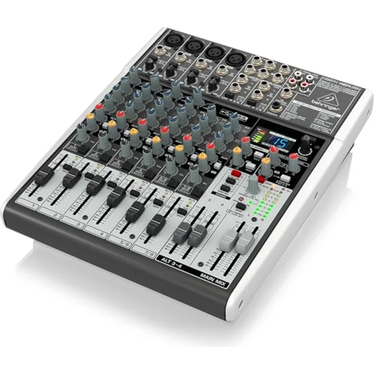 Behringer Xenyx X1204USB Mischpult mit USB-Audio-Interface (12-Kanal, 2-2 Bus) – Bild 4