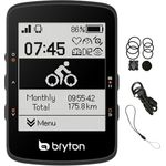 Bryton Rider 460E, Fahrradcomputer mit 2,6 Zoll Mono LCD, 32 Stunden Akkulaufzeit und Detailbiegefunktion
