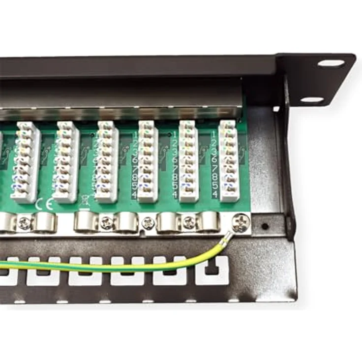 VALUE Kat.6A 19"-Patchpanel, 24 Ports, geschirmt, RJ-45, Stahlblech, schwarz – Bild 5