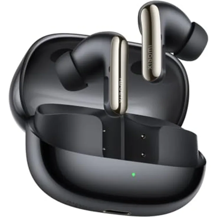 Xiaomi Buds 5 Pro Wi-Fi - 11mm HiFi-Dreifach-Treiber, 55db ANC Active Noise Cancellation und 15m/s ENC, Lossless Qualcomm Sound und Harman AudioEFX, Schwarz