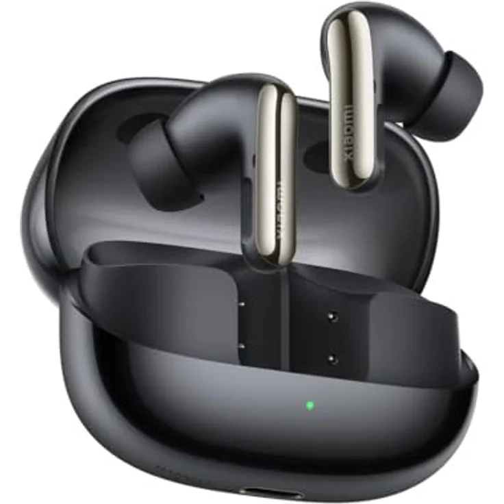 Xiaomi Buds 5 Pro Wi-Fi - 11mm HiFi-Dreifach-Treiber, 55db ANC Active Noise Cancellation und 15m/s ENC, Lossless Qualcomm Sound und Harman AudioEFX, Schwarz – Bild 1
