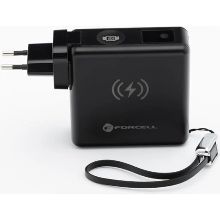 Forcell USB Ladegerät 45 W, Dual USB-C mit Quick Charge 3.0, Überladeschutz, Schwarz – Bild 2