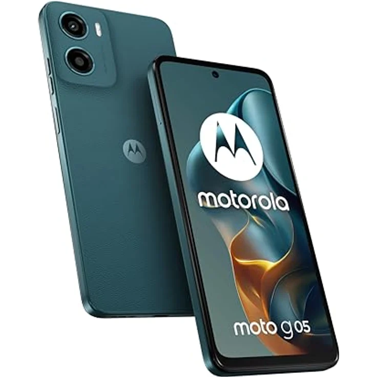 Motorola Moto G05 4G 4 GB/128 GB Grün (Forest Green) Dual-SIM, Smartphone mit 50-MP-Kamerasystem und Bassverstärker-Stereo-Lautsprechern – Bild 1