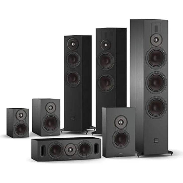 DALI SONIK ON-WALL, Wandlautsprecher in Schwarz mit ultra-schlankem Design und Down-firing Bassreflex-System – Bild 4