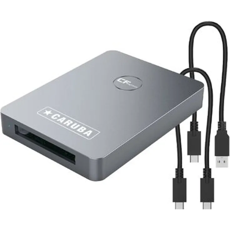 Caruba Cardreader CFexpress Type B USB 3.1, schneller Datenübertragungsadapter für CFexpress Karten