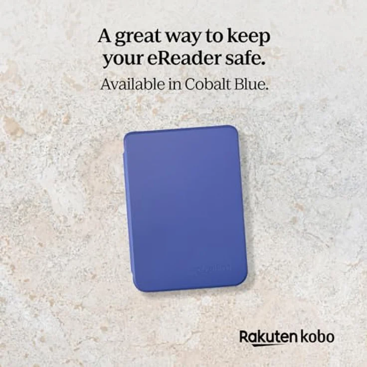 Kobo Clara Colour/BW SleepCover Case | Cobalt Blue Basic | Sleep/Wake Technology | Built-in 2-Way Stand | Vegan Leather | Compatible with 6" Kobo Clara Colour/BW eReader – Bild 4