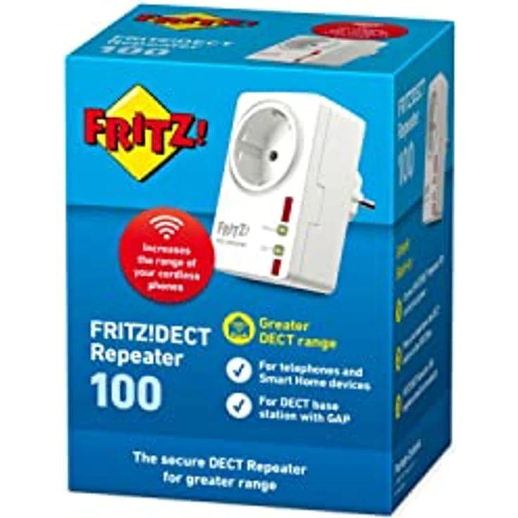 AVM Fritz Dect Repeater 100 (Erhöht Dect-Reichweite, internationale Version) – Bild 3