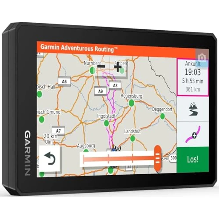 GARMIN zumo® XT MT-S EU, Motorrad-Navigationsgerät mit 5,5 Zoll HD-Display, Wetterfest, vorinstallierte Straßen- und Topokarten, GPS/GLONASS/Galileo – Bild 9