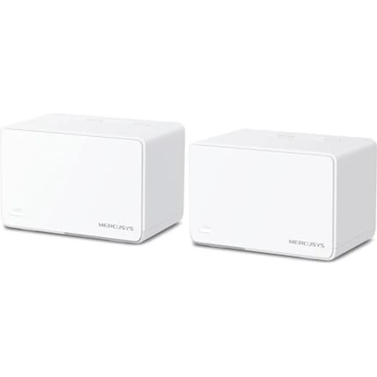 Mercusys Halo H3000X, Mesh-WLAN-Set (2er-Pack) mit Wi-Fi 6 AX3000, 3 × Gigabit-Anschlüsse, MU-MIMO, WPA3, Kindersicherung, geeignet für 2–4 Schlafzimmer – Bild 1