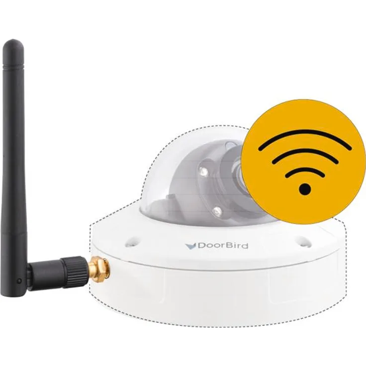 DoorBird WLAN Kit A8010, IP Video Mini Dome Kamera A1131, WLAN-fähig