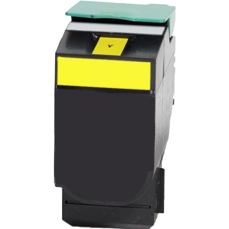 Ampertec Kompatibler Toner ersetzt Lexmark 71B20Y0, gelb, hohe Druckkapazität von ca. 2.500 Seiten, kompatibel mit mehreren Lexmark-Druckern