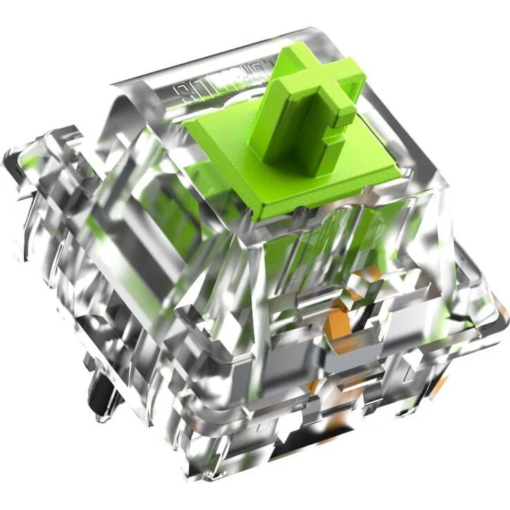 Glorious Raptor Standard Switch, mechanisch, 5-Pin, clicky, MX-Stem, 55g - lubed, 36 Stück, Schwarz