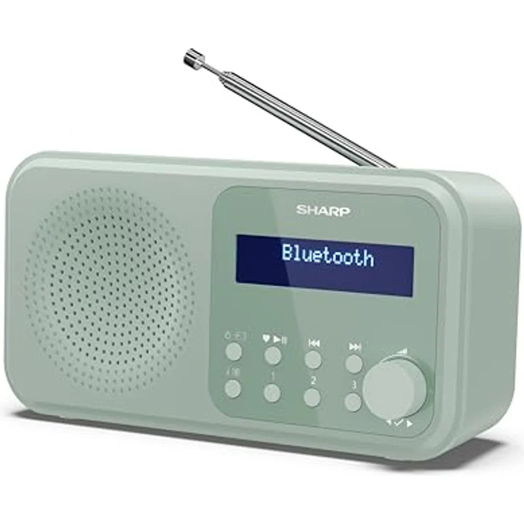 Sharp TOKYO DR-P420 Digitalradio (DAB) mit FM-Tuner, RDS, 20 Stationsspeicher, Bluetooth 5.3, grün – Bild 2