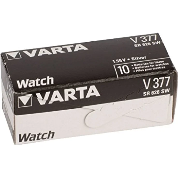 Varta Batterie Knopfzellen, IEC-Code SR66, 1,55 V/27 mAh, Chem. System Silberoxid – Bild 3