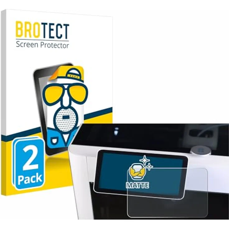 BROTECT Entspiegelungs-Schutzfolie für Bambu Lab X1-Carbon 3D Printer (2 Stück) Matte Displayschutz-Folie, Anti-Reflex, Anti-Fingerprint – Bild 1