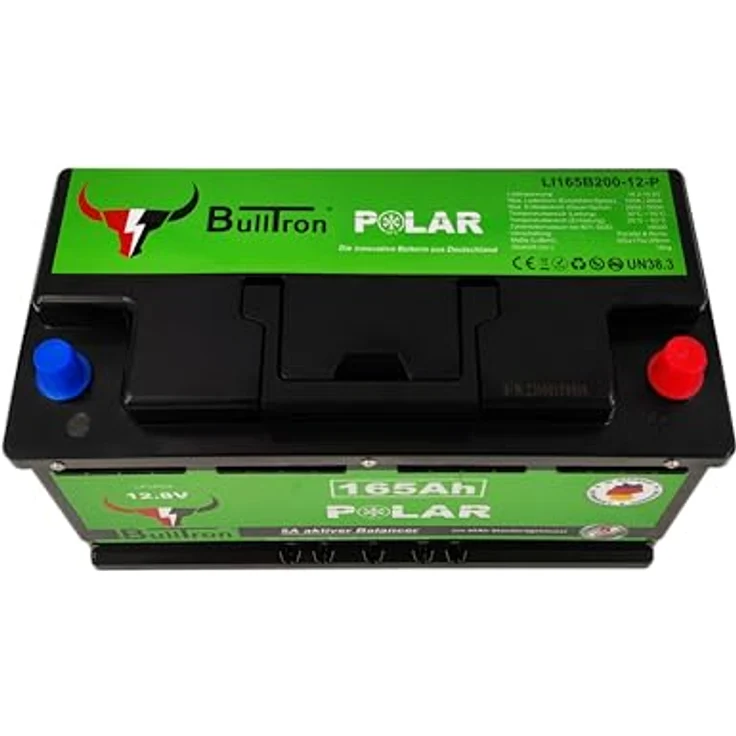BullTron 165Ah Polar LiFePO4 12,8V Versorgerbatterie mit Smart BMS und integrierter Heizung, 200A – Bild 2