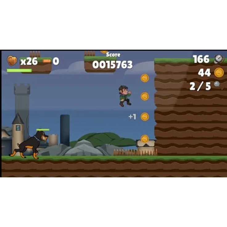 Markt + Technik Sherlock Holmes - Jagd auf Moriarty - Jump n Run Abenteuer Game für Switch, über 60 Level in 5 Welten, Downloadcode in Box enthalten – Bild 3